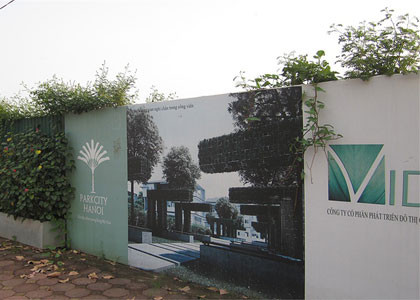 Siêu dự án Park City nằm bất động . Siêu dự án Park City nằm bất động