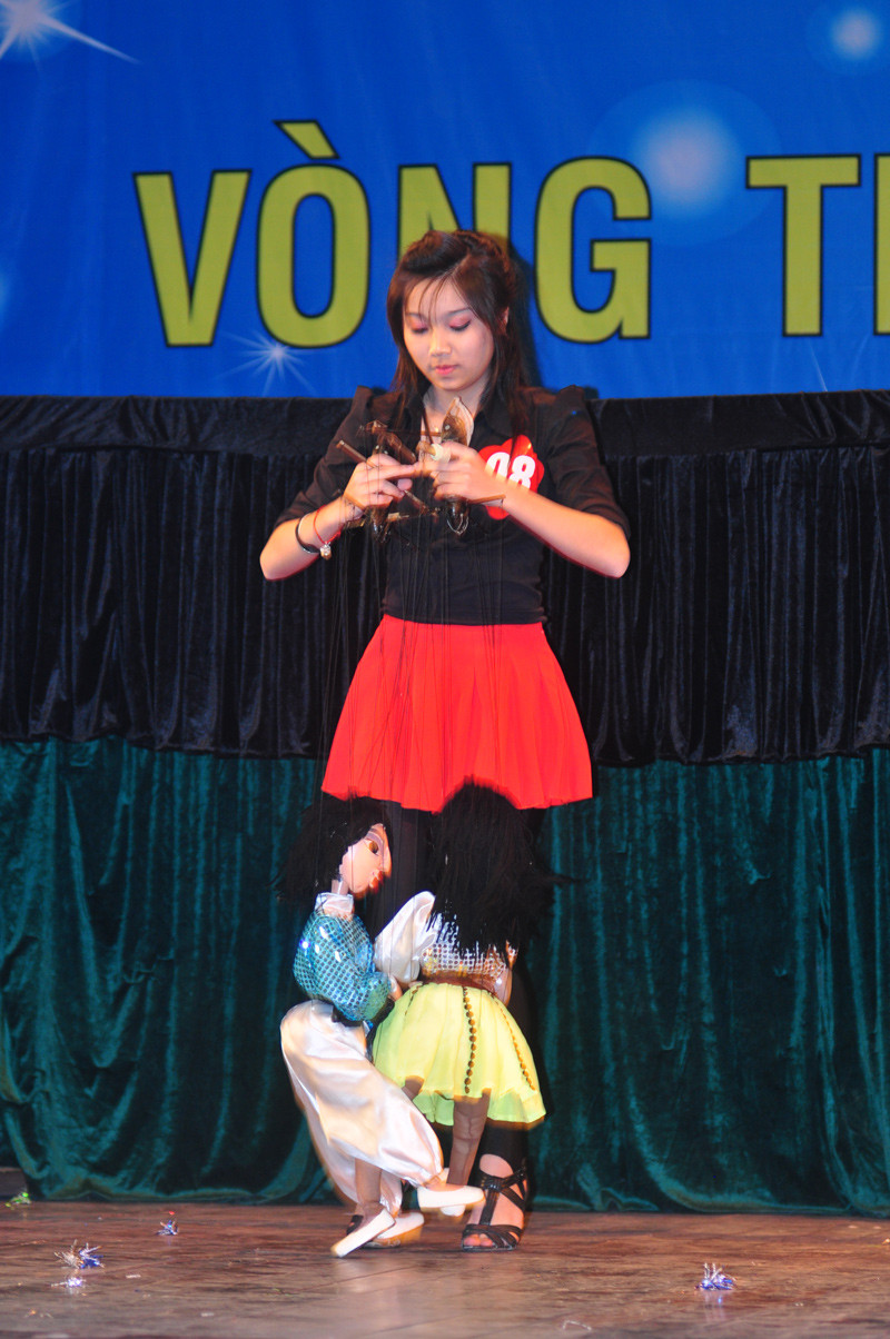 Ấn tượng với phần biểu diễn múa rối