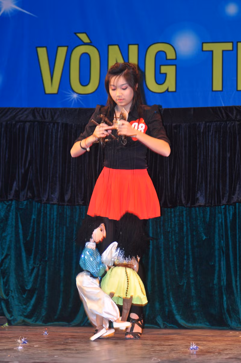 Ấn tượng với phần biểu diễn múa rối