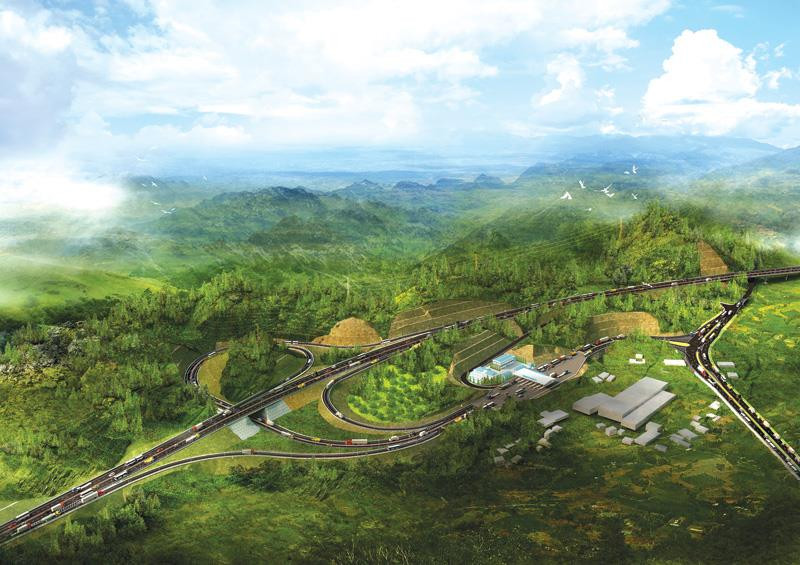 Phối cảnh Cao tốc cửa khẩu Hữu Nghị - Chi Lăng.