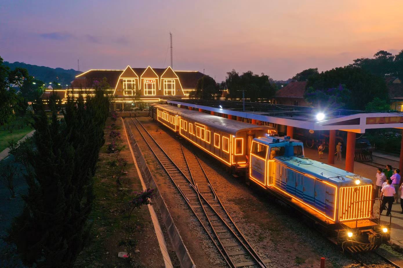 Check-in ở nhà ga Đà Lạt là hoạt động nhiều du khách quan tâm.