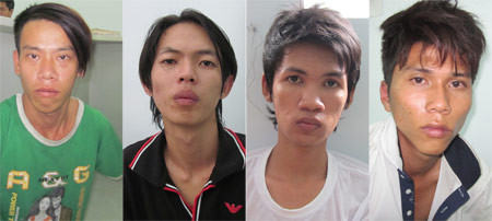 Các đối tượng: Vũ, Duy, Hiếu và Sang