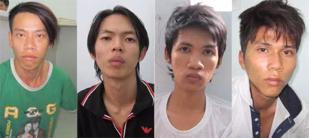 Các đối tượng: Vũ, Duy, Hiếu và Sang