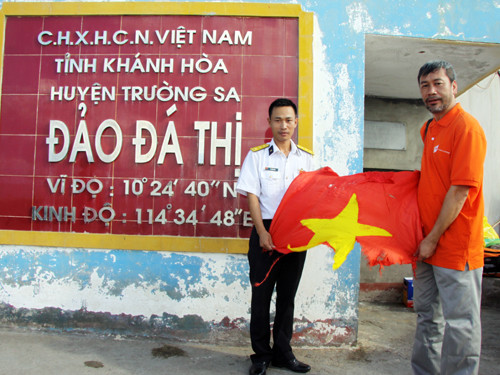 Đại diện của VNG tại Trường Sa