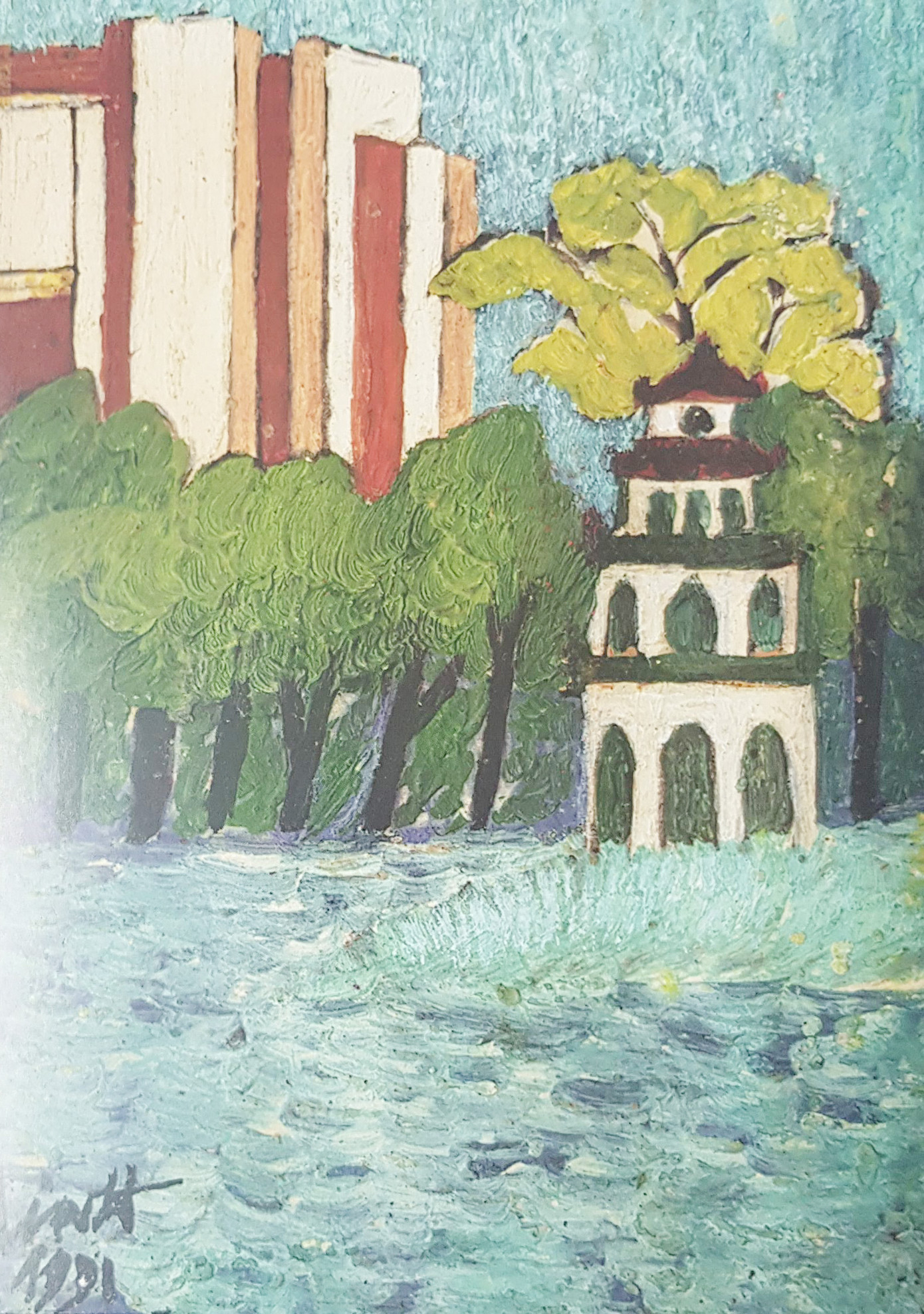 Hồ Gươm Tranh: Ngọc Linh.