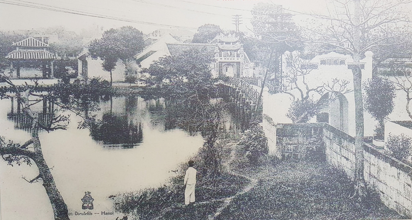 Quang cảnh hồ Gươm và đền Ngọc Sơn năm xưa Quang cảnh hồ Gươm và đền Ngọc Sơn năm xưa