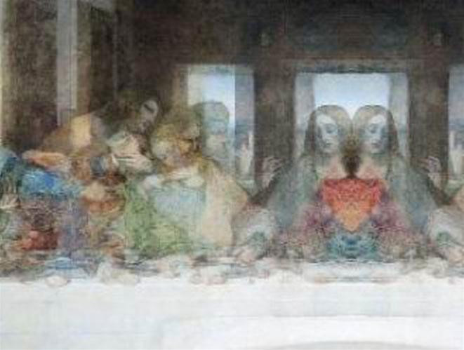 Một phần bức tranh “Bữa tiệc cuối cùng”