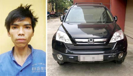 Cường và chiếc xe thuê để đi ăn trộm