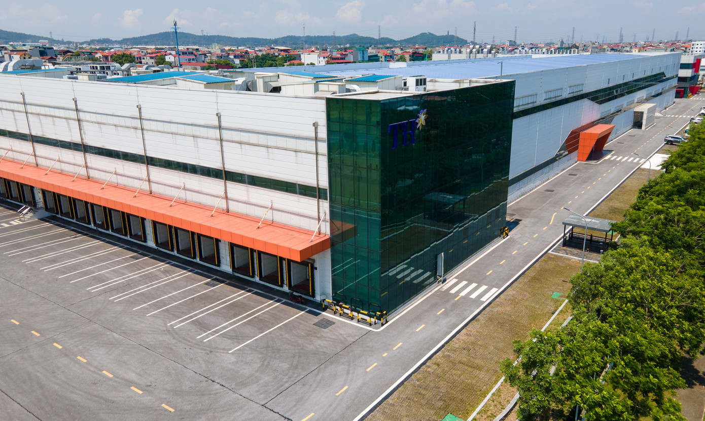 Nhà máy chế biến thực phẩm hiện đại của Tập đoàn TH tại Khu công nghiệp Vship Bắc Ninh