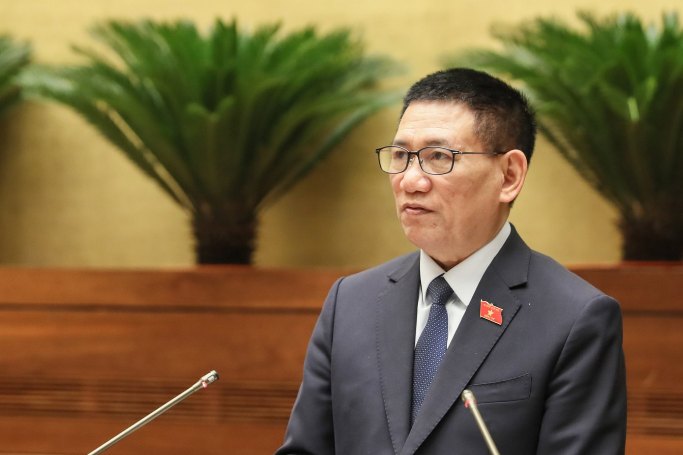 Bộ trưởng Bộ Tài chính Hồ Đức Phớc. Ảnh: Như Ý