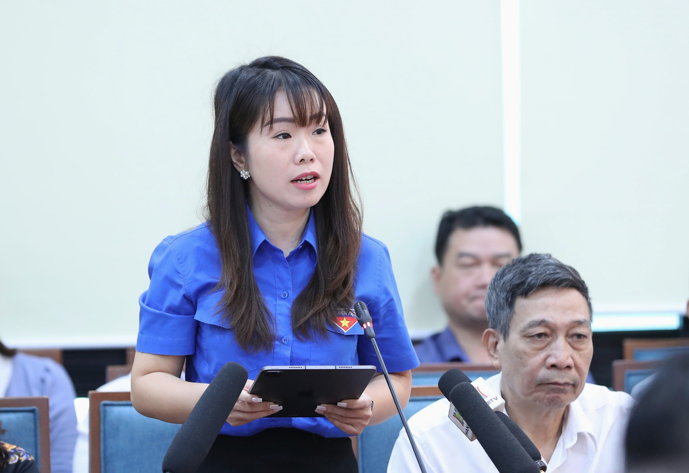 Chị Nguyễn Thị Thanh Phượng, Đoàn TNCS HCM quận Ba Đình, Hà Nội. Ảnh Như Ý Chị Nguyễn Thị Thanh Phượng, Đoàn TNCS HCM quận Ba Đình, Hà Nội. Ảnh Như Ý