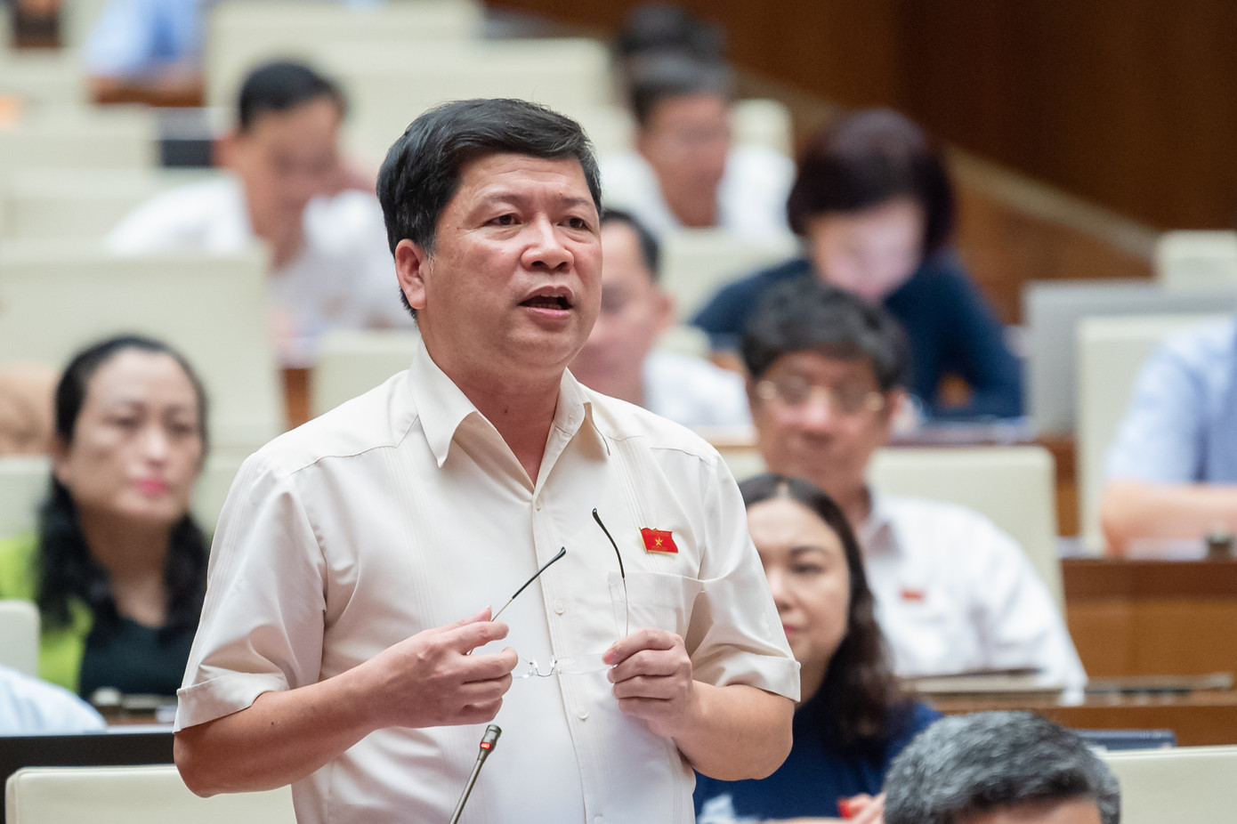 ĐBQH Tạ Văn Hạ (Quảng Nam). Ảnh Như Ý