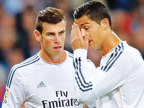 Bale và Ronaldo không thể cứu Real thua trận. Ảnh: Gettty Images