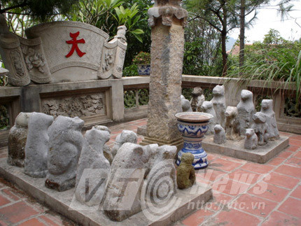 Chó đá được tôn thờ ở 