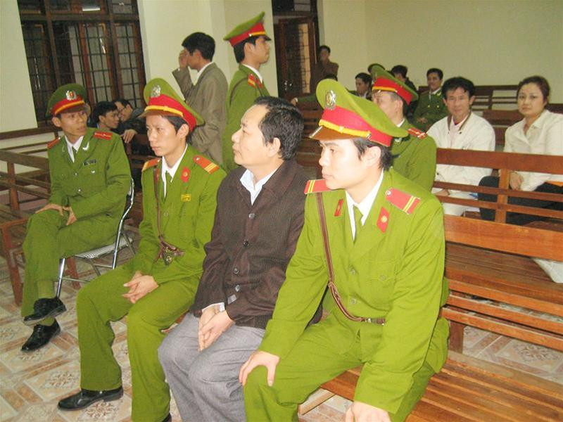 Sầm Đức Xương tại phiên tòa phúc thẩm. Ảnh : PV