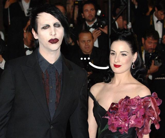 Dita Von Teese và Marilyn Manson thuở còn mặn nồng