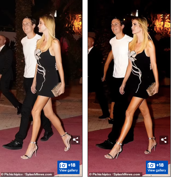 Chiếc váy ôm sát body khoe tối đa lợi thế hình thể của cựu người mẫu với chiều cao 1m80 và thân hình thon nuột, đôi chân dài "miên man".