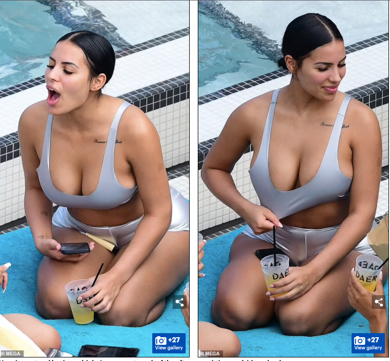 Chaney Jones được ví như bản sao của cô Kim Kardashian - vợ cũ của Kanye West...