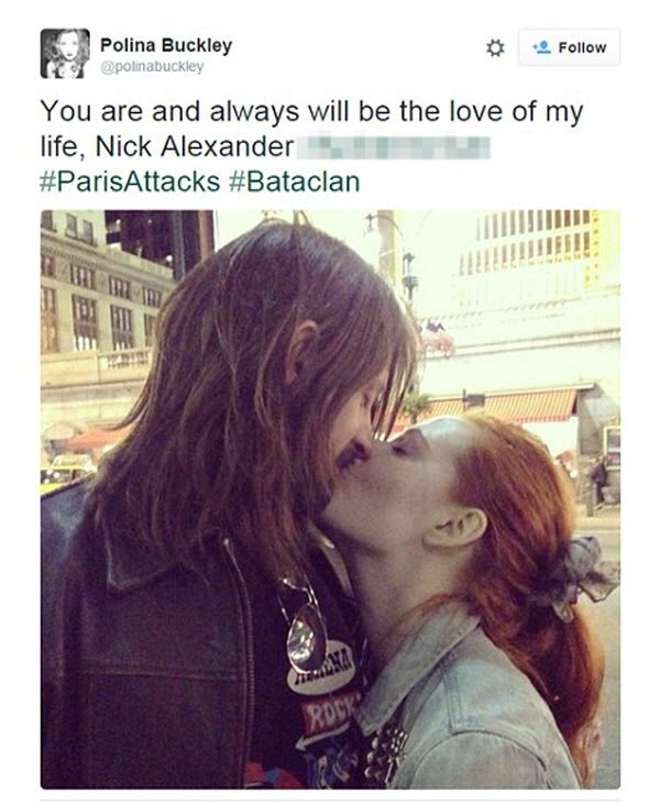 Rơi lệ với bức thư gửi bạn trai thiệt mạng trong vụ khủng bố Paris ảnh 2