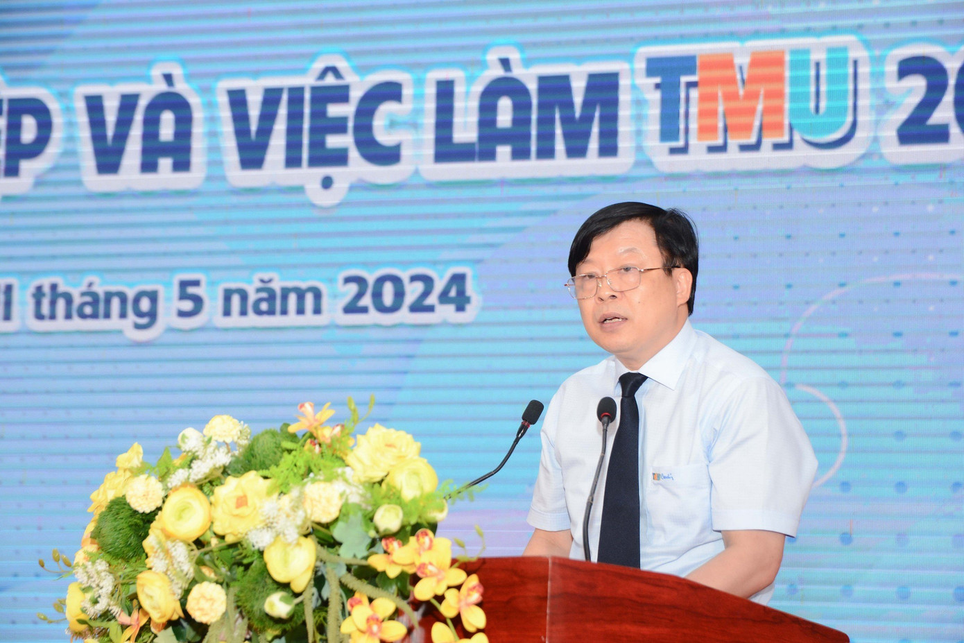 PGS.TS Hà Văn Sự, Phó Hiệu trưởng Trường Đại học Thương mại phát biểu tại sự kiện. Ảnh: Quốc Việt PGS.TS Hà Văn Sự, Phó Hiệu trưởng Trường Đại học Thương mại phát biểu tại sự kiện. Ảnh: Quốc Việt