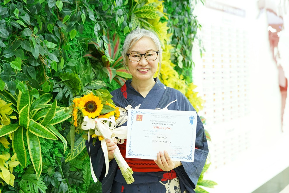 Sinh viên Junko giành giải nhất cuộc thi nấu ăn