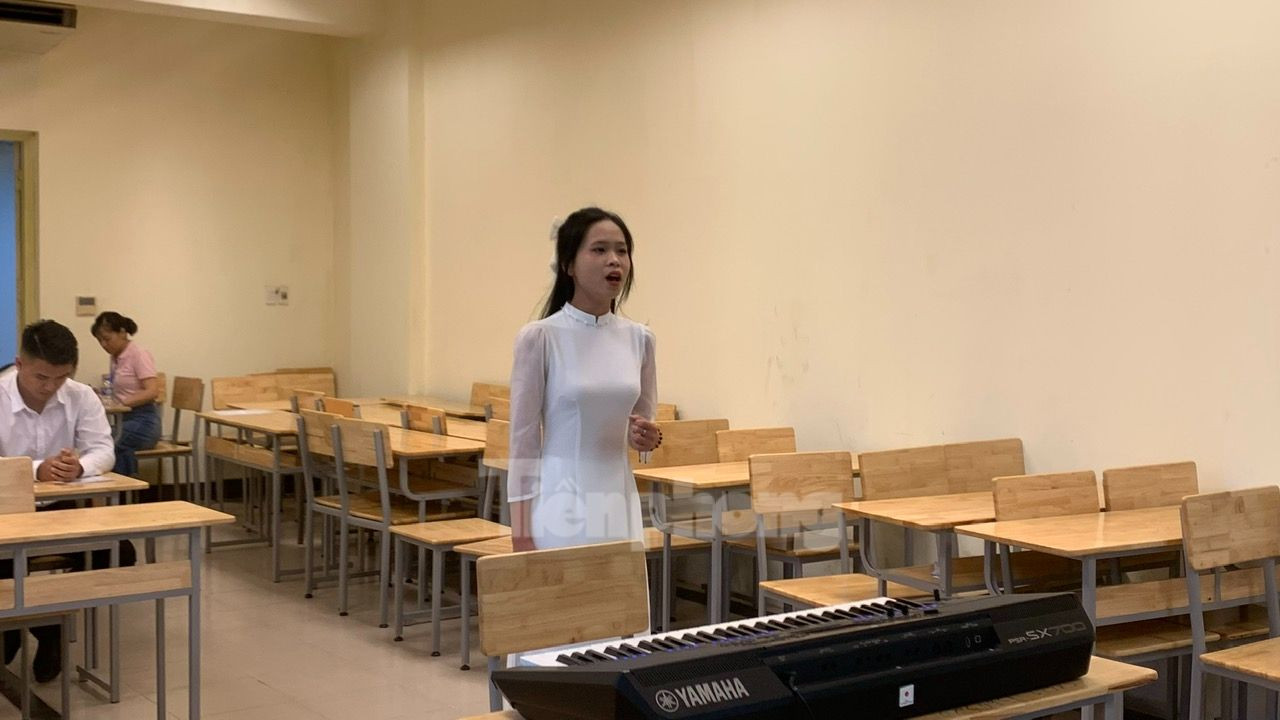 Thí sinh dự thi ngành Sư phạm Âm nhạc