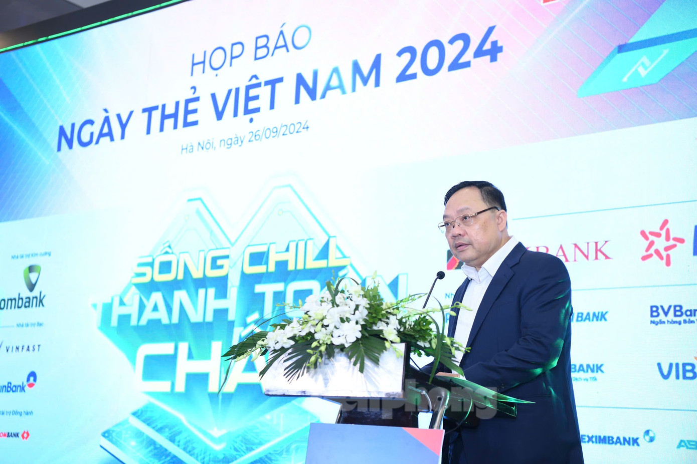 Ông Phạm Anh Tuấn - Vụ trưởng Vụ Thanh toán, Ngân hàng Nhà nước Việt Nam. Ảnh: Như Ý.