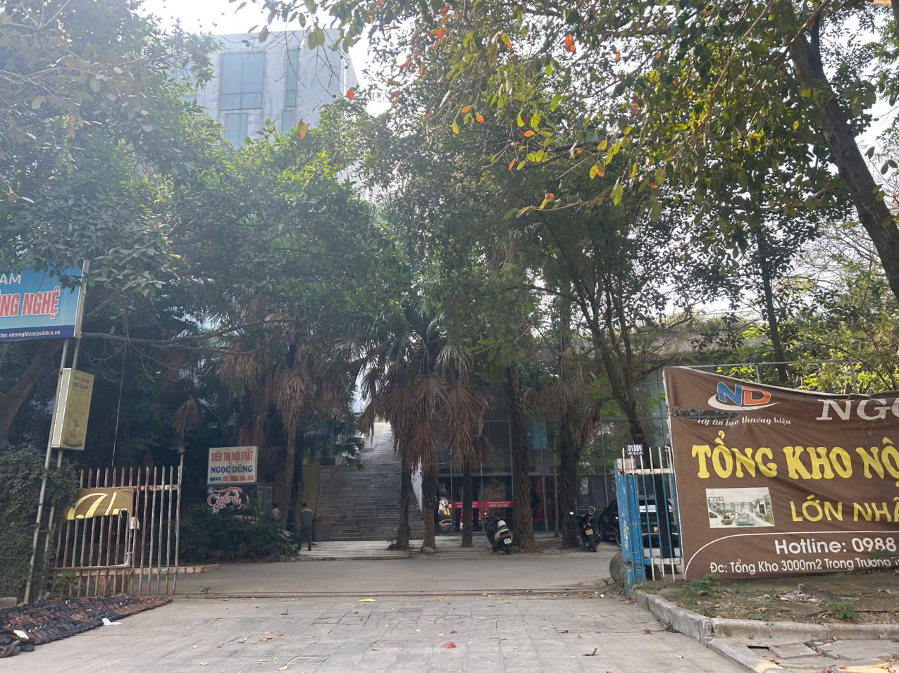 Hiện trạng khu dự án trường học được xây dựng trên diện tích hơn 40.000 m2 Hiện trạng khu dự án trường học được xây dựng trên diện tích hơn 40.000 m2