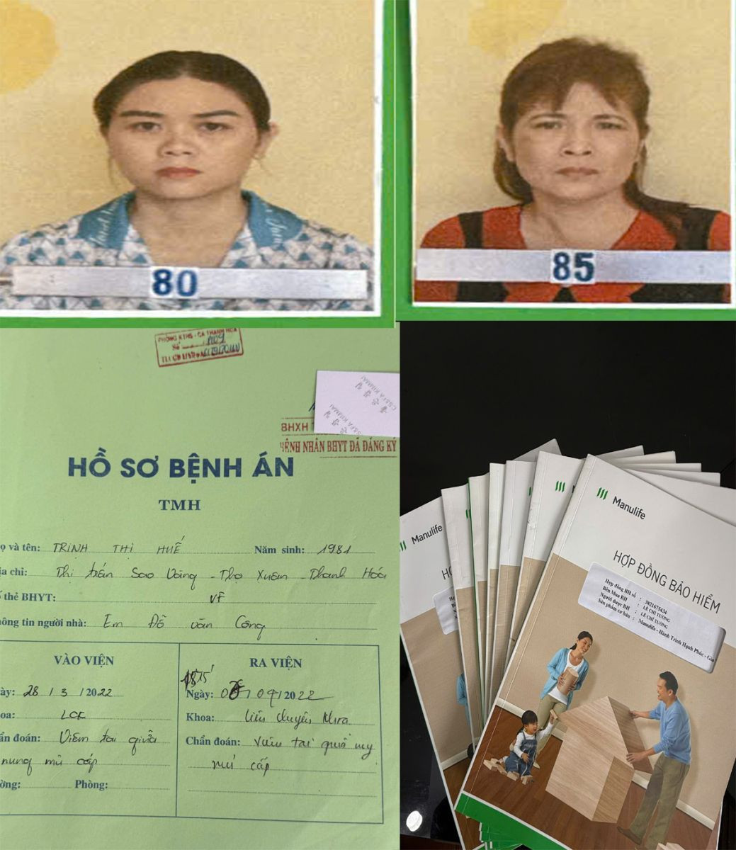 Hai bị can Ngân và Loan cùng tang vật vụ án Hai bị can Ngân và Loan cùng tang vật vụ án