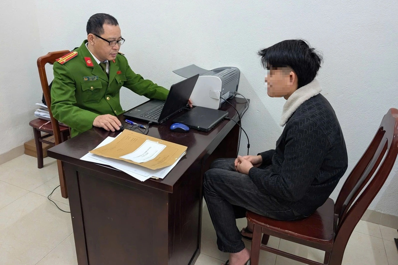 Công an TP Thanh Hóa triệu tập nam sinh đánh bạn