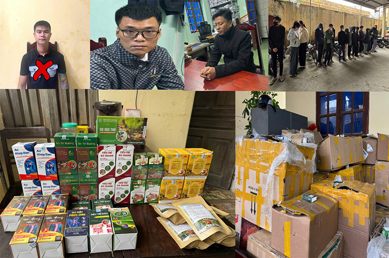 Các đối tượng và tang vật Các đối tượng và tang vật