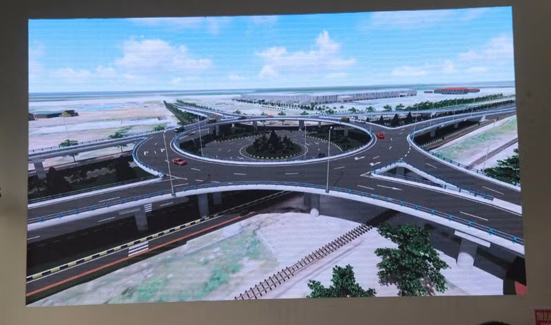 Đầu tư 600 tỷ đồng xây nút giao thông vòng xuyến 2 tầng ảnh 1