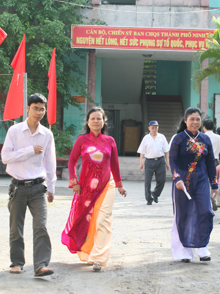 Vui mừng vì đã làm tròn nhiệm vụ của một công dân