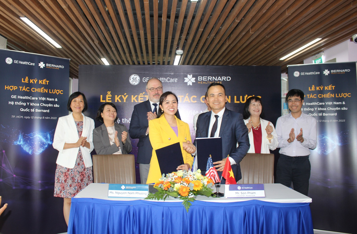 GE HealthCare và Hệ thống Y khoa chuyên sâu quốc tế Bernard chính thức ký kết thỏa thuận hợp tác chiến lược