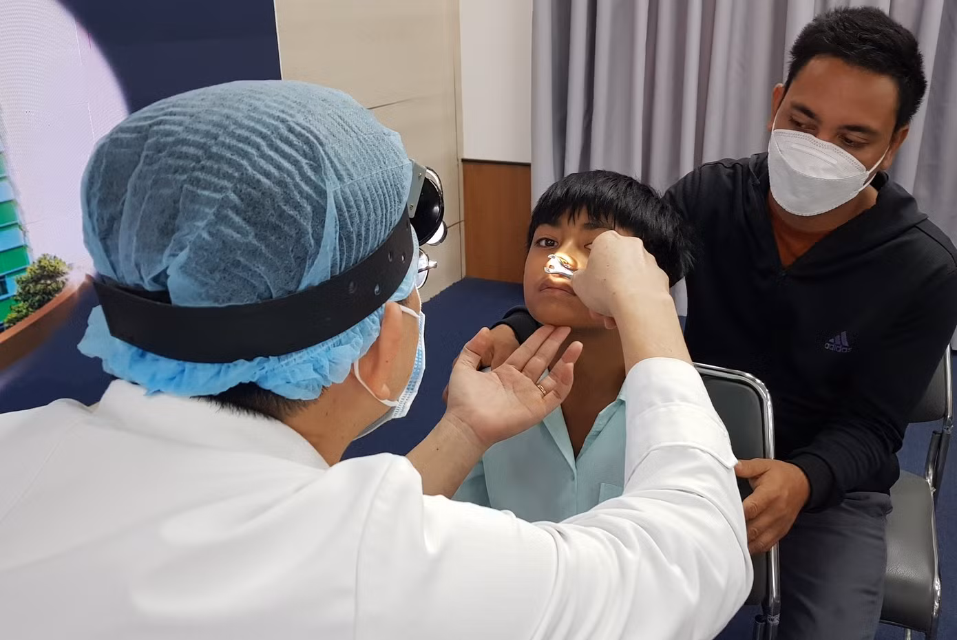 Sau phẫu thuật, sức khỏe của bệnh nhi đã bình phục tốt