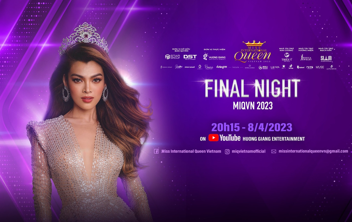 Hình ảnh quảng bá cuộc thi sắc đẹp chưa được cấp phép trên mạng xã hội.