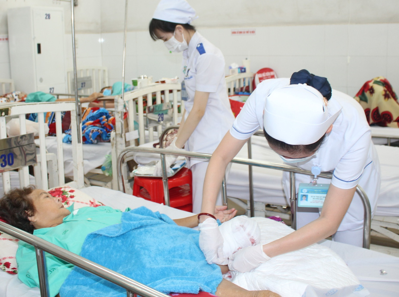 Nữ bệnh nhân bị tiểu đường đã bị biến chứng, hoại tử dẫn tới phải đoạn chi