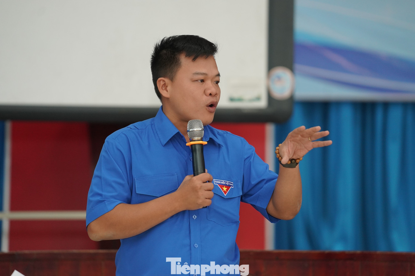 Anh Nguyễn Hải Nam đã có nhiều ý kiến đóng góp cho buổi tọa đàm. Ảnh: Phạm Nguyễn Anh Nguyễn Hải Nam đã có nhiều ý kiến đóng góp cho buổi tọa đàm. Ảnh: Phạm Nguyễn