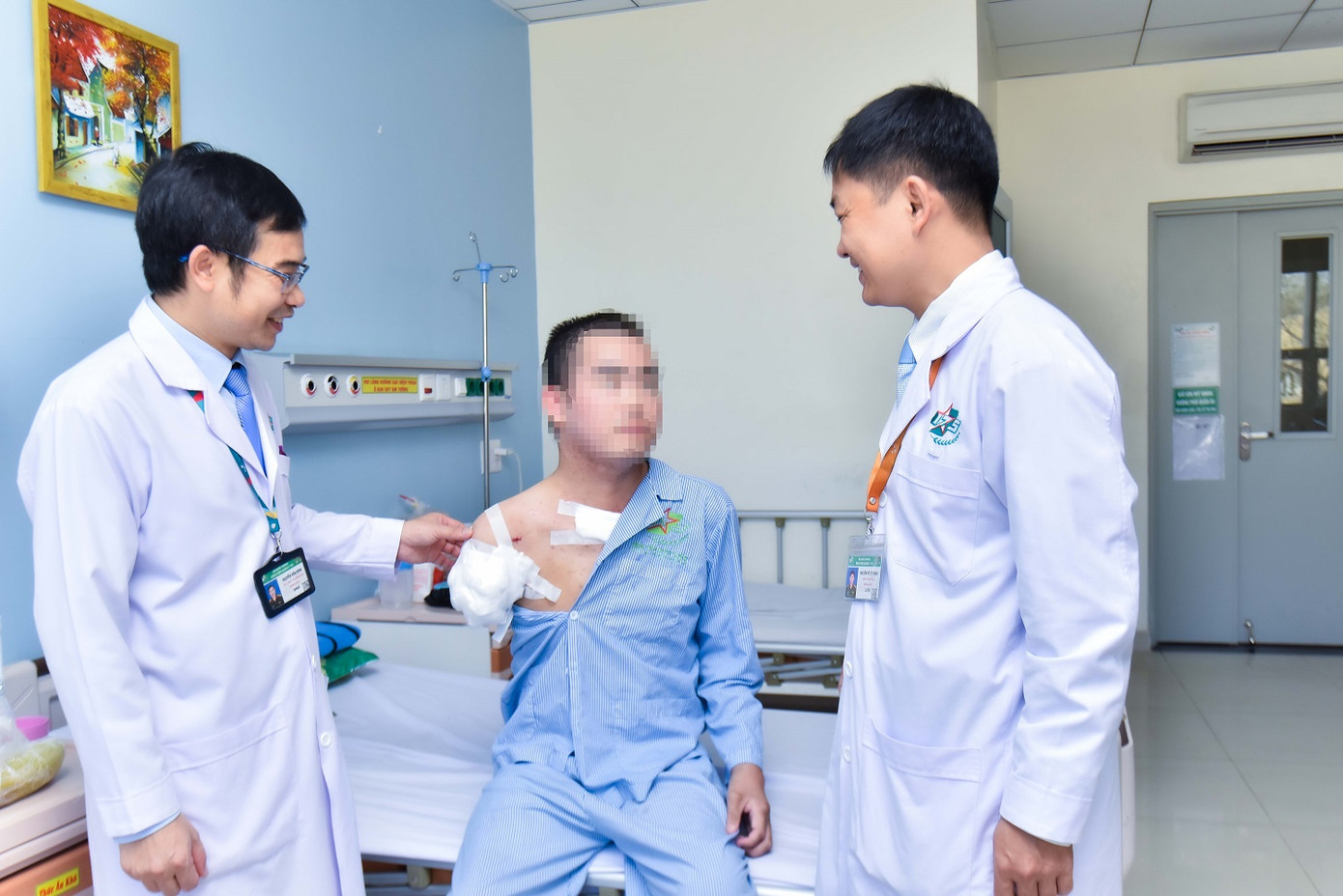 Bệnh nhân đã may mắn được cứu sống dù phải đoạn bỏ cánh tay bị nhiễm trùng