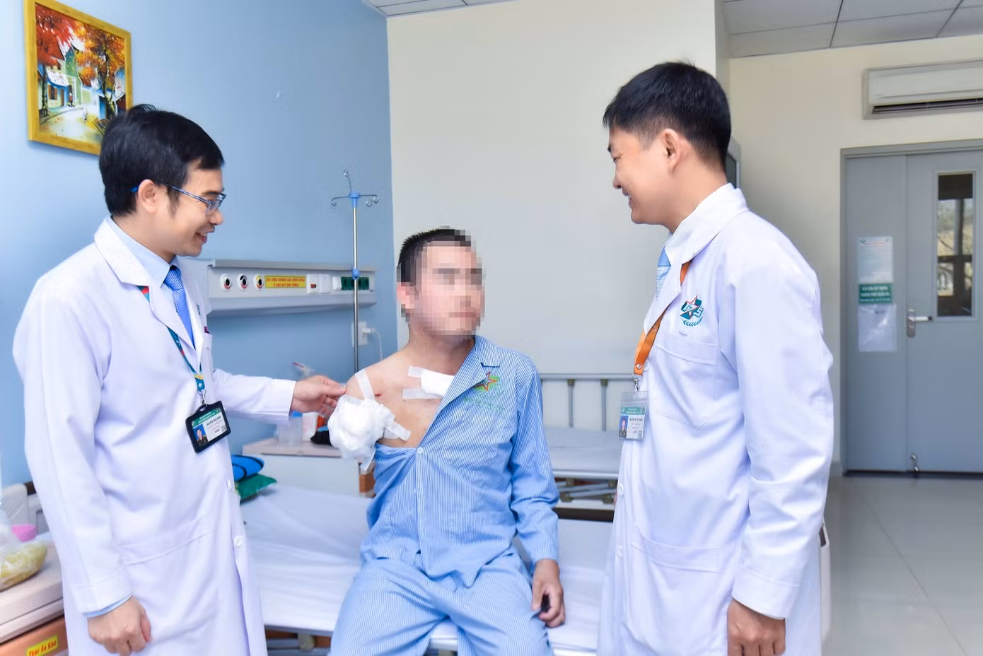 Bệnh nhân đã may mắn được cứu sống dù phải đoạn bỏ cánh tay bị nhiễm trùng