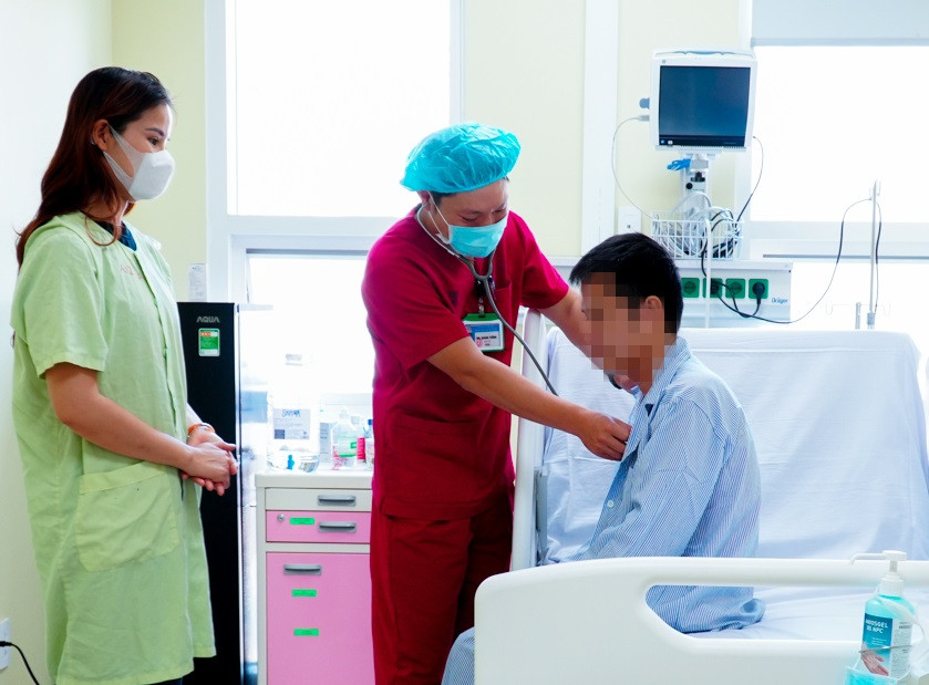 Sau phẫu thuật, sức khỏe của người bệnh đã bình phục tốt Sau phẫu thuật, sức khỏe của người bệnh đã bình phục tốt