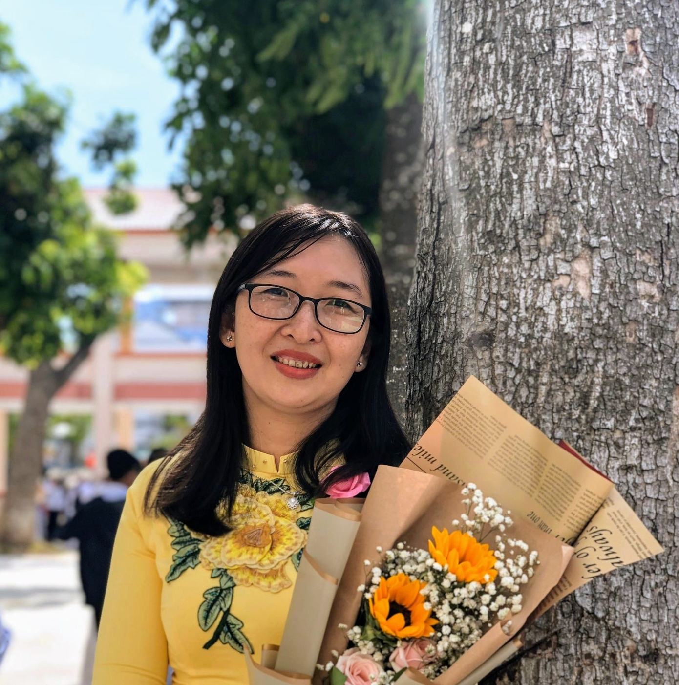 "Việc xác định mục tiêu và thay đổi tư duy rất quan trọng để tăng cơ hội cho việc chinh chiến Đại học." - cô Anh Thi chia sẻ. Ảnh: NVCC