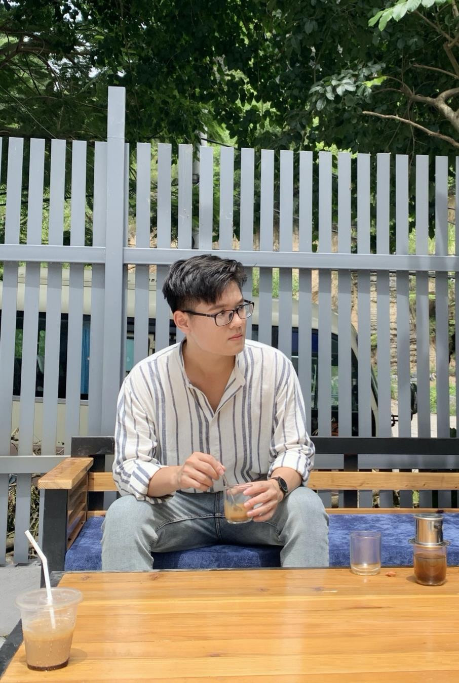 Bí quyết để Vũ học tốt chính là quản lý và tận dụng thời gian hợp lý. Bên cạnh đó anh vẫn duy trì được lối sống năng động, thoải mái. Ảnh: FBNV