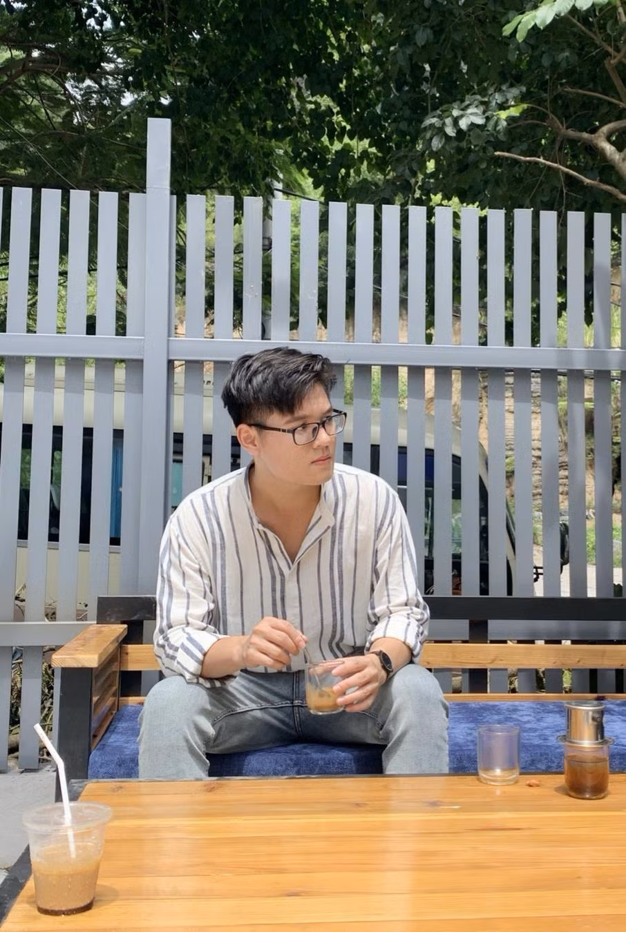 Bí quyết để Vũ học tốt chính là quản lý và tận dụng thời gian hợp lý. Bên cạnh đó anh vẫn duy trì được lối sống năng động, thoải mái. Ảnh: FBNV