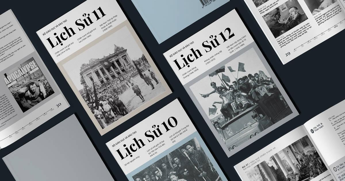 Sách Lịch Sử được thiết kế theo "đúng gu" giới trẻ. Nguồn ảnh: iDesign. Sách Lịch Sử được thiết kế theo "đúng gu" giới trẻ. Nguồn ảnh: iDesign.