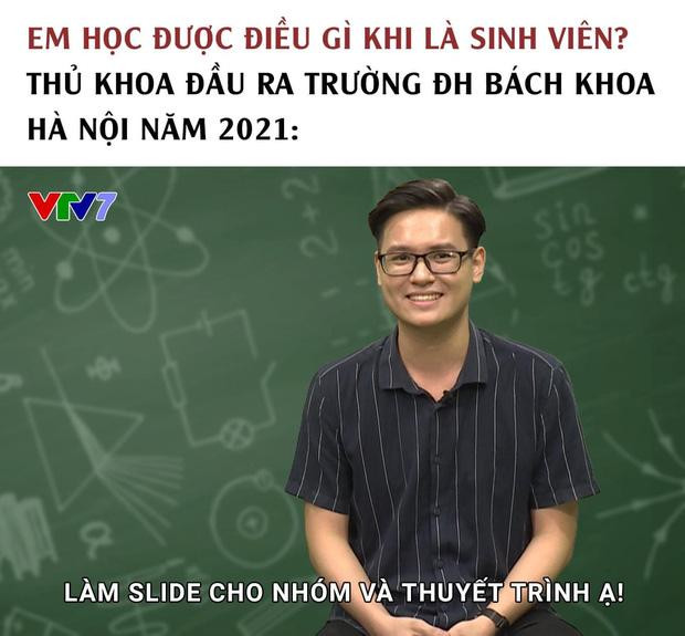 Không chỉ có vẻ ngoài điển trai cùng profile cực đỉnh, Tuấn Vũ còn rất vui tính với những câu trả lời khiến nhiều người bật cười. Ảnh: VTV7.