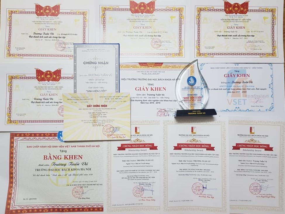 Profile "cực khủng" của Trương Tuấn Vũ. Ảnh: FBNV.