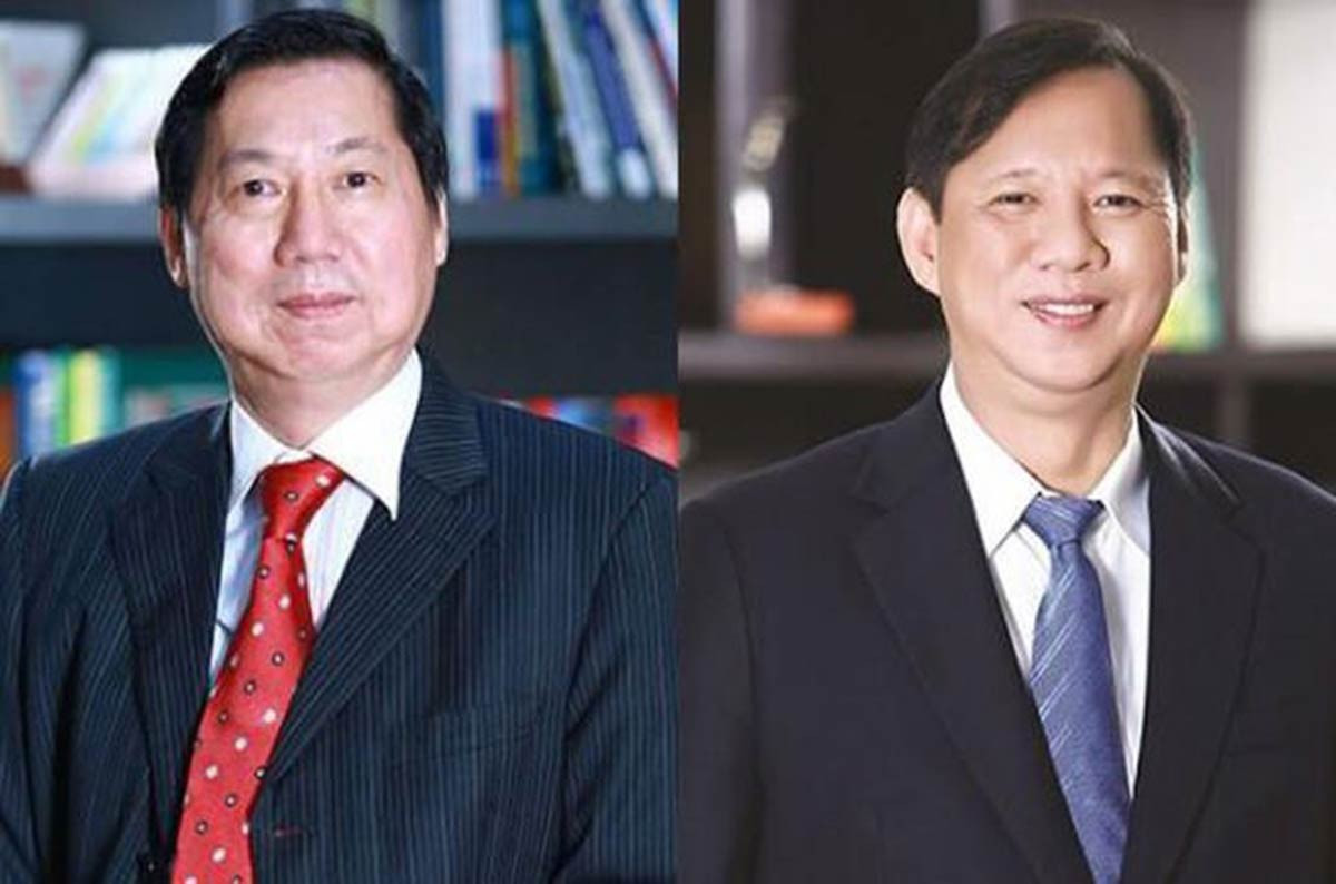 Ông Trần Kim Thành và Trần Lệ Nguyên. Ảnh: KDC.