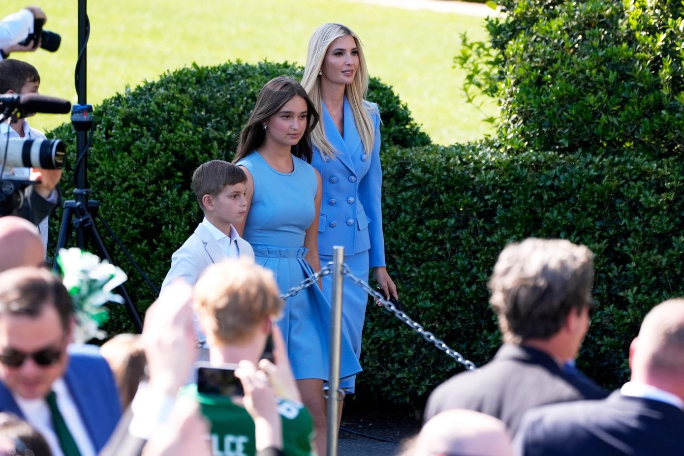 Sự kiện khiến Ivanka trở lại Nhà Trắng không mang yếu tố chính trị, mà là tôn vinh thể thao. Ảnh: AP.