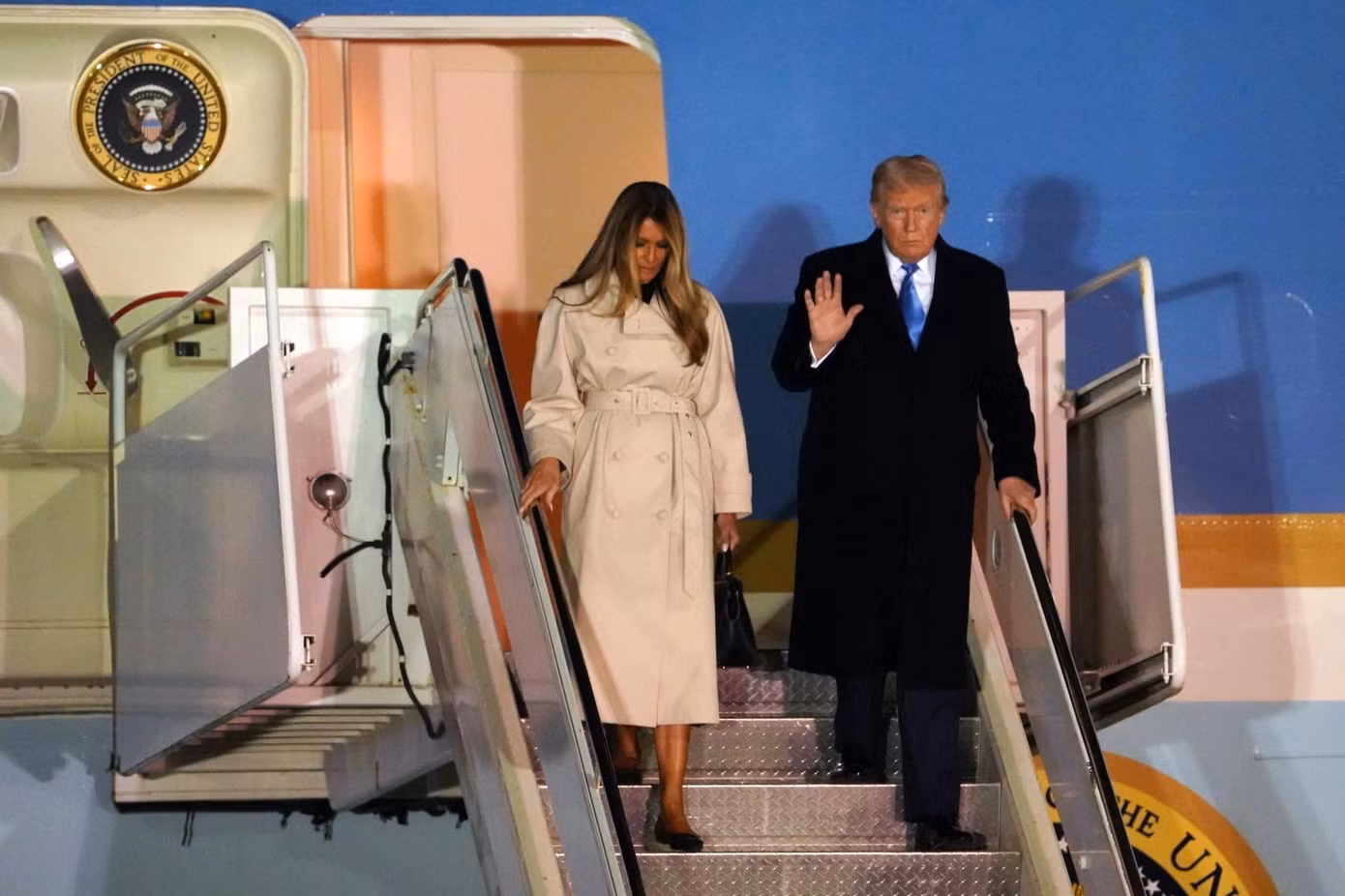 Ông bà Trump có mặt tại Rome vào ngày 25/4. Ảnh: Shutterstock.